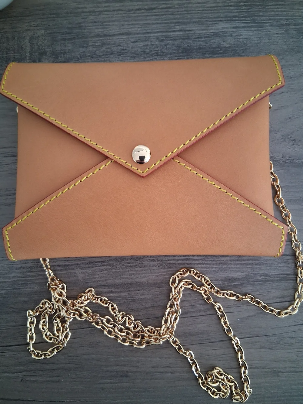 DUYP Melodie Cecile Honey Vachetta Leather - Envelope/Crossboady - Picture 6 of 10
